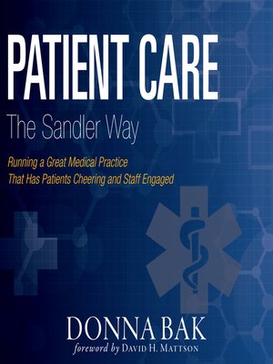 cover image of Patient Care the Sandler Way